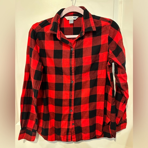 Christmas CATS tree upcycled flannel shirt medium - Picture 4 of 4